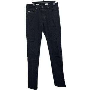AG Adriano Goldschmied Straight Jeans Mens 31x36 Black B Type II Denim